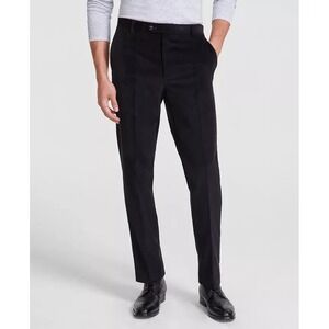 Tommy Hilfiger Mens Modern fit Corduroy Pants 38W 30L Black Solid